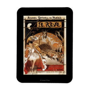 Magnet Flexible Théatre de l'opéra de représentation de Le Reve