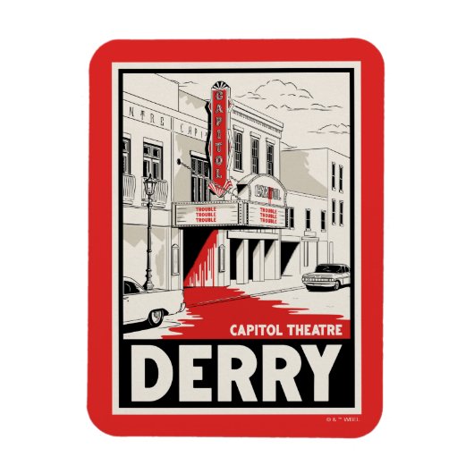 Magnet Flexible Théâtre Derry Capitol (Vertical)