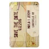 Magnet Flexible Thème de déplacement enregistrer l'aimant de date (Vertical)