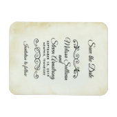 Magnet Flexible Thème occidental vintage à l'ancienne Enregistrer  (Horizontal)