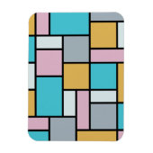 Magnet Flexible Theo Van Doesburg - Composition 17 - Art Mondrian (Vertical)