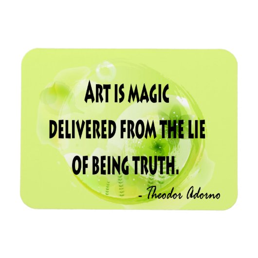 Magnet Flexible Theodor Adorno (Horizontal)