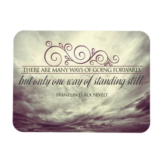 Magnet Flexible Theodore Roosevelt Citation Inspirationnelle "Debo (Horizontal)