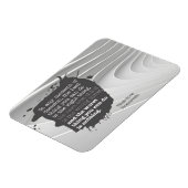 Magnet Flexible Theodore Roosevelt Citation Inspirationnelle "Déci (Côté Gauche)