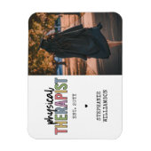 Magnet Flexible Thérapeute physique sur mesure PT Diplômes (Vertical)