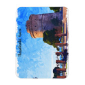 Magnet Flexible Thessalonique Grèce Aquarelle (Vertical)