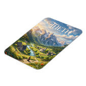 Magnet Flexible Theth Albanie (Côté Gauche)