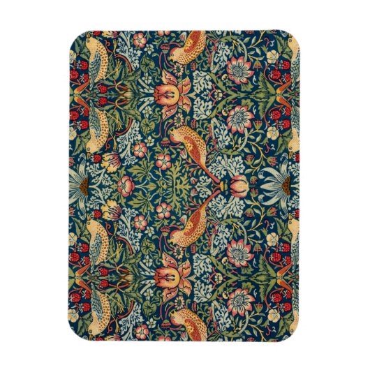 Magnet Flexible Thief de fraises par William Morris (Vertical)