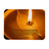 Magnet Flexible Thomas Edison Citation Inspirationnelle "Utiliser" (Horizontal)