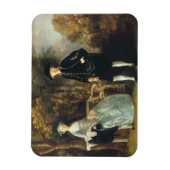 Magnet Flexible Thomas Gainsborough | Lady Lloyd et son fils, Rich (Vertical)