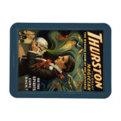 Magnet Flexible Thurston le grand magicien tenant la magie du crân (Horizontal)