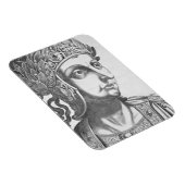 Magnet Flexible Tiberius Caesar (42 BC-37 AD), 1596 (gravure) (Côté Droit)