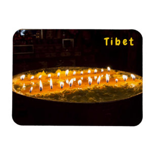 Magnet Flexible Tibet - Lampe au beurre rituel