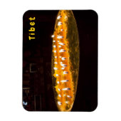 Magnet Flexible Tibet - Lampe au beurre rituel (Vertical)