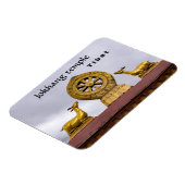 Magnet Flexible Tibet, Lhassa - La roue du Dharma dans le temple d (Côté Gauche)