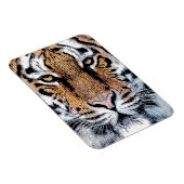 Magnet Flexible Tiger rayures Portrait dans Graphic Press Style (Côté Droit)