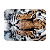 Magnet Flexible Tiger rayures Portrait dans Graphic Press Style (Horizontal)