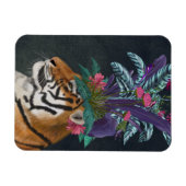 Magnet Flexible Tigre avec tête tropicale (Horizontal)