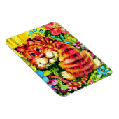 Magnet Flexible tigre coloré (Côté Droit)