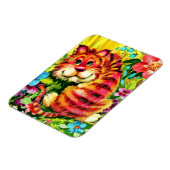 Magnet Flexible tigre coloré (Côté Gauche)