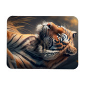 Magnet Flexible Tigre dans la nature Aimant photo flexible (Horizontal)