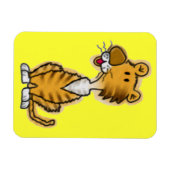Magnet Flexible Tigre de bande dessinée (Horizontal)