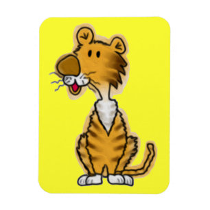 Magnet Flexible Tigre de bande dessinée