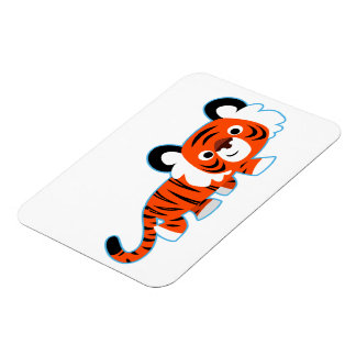 Magnet Flexible Tigre de dessin mignon sur l'aimant flexible du pi