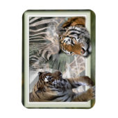 Magnet Flexible Tigres, Zèbre, Giraffe, Jungle Primitive (Vertical)