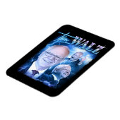 Magnet Flexible Tim Walz Retro 90s (Côté Gauche)