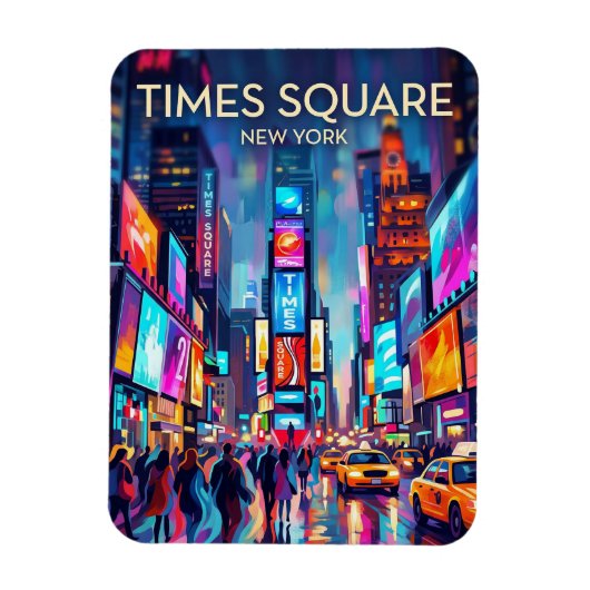 Magnet Flexible Times Square États-Unis (Vertical)