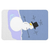 Magnet Flexible Tipsy le Snowman (Horizontal)