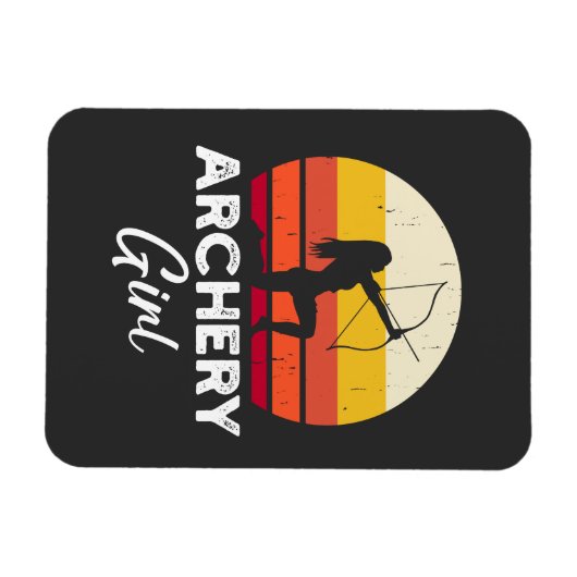 Magnet Flexible Tir à l'arc Bow and Arrow (Horizontal)