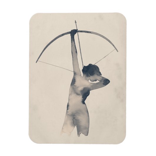 Magnet Flexible Tir aquarelle (Vertical)