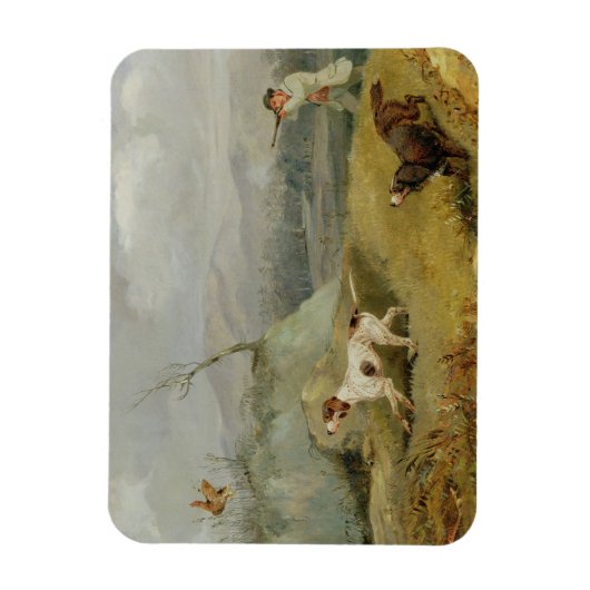 Magnet Flexible Tir sur le groupe (huile sur toile) (Vertical)