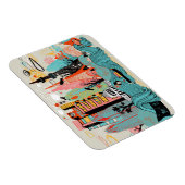 Magnet Flexible Tirage à la main Tokyo Japon (Côté Droit)