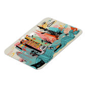 Magnet Flexible Tirage à la main Tokyo Japon (Côté Gauche)