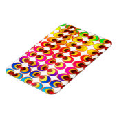 Magnet Flexible Tissu psychédélique (Côté Gauche)
