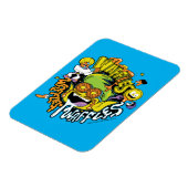 Magnet Flexible Titans Ados, allez ! | Beast Boy Waffles (Côté Gauche)