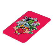 Magnet Flexible Titans Ados, allez ! | Graphique Groupe d'équipes (Côté Gauche)