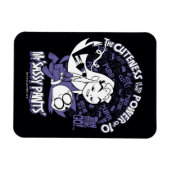 Magnet Flexible Titans Ados, allez ! | Starfire & Mr Sassy Pants (Horizontal)