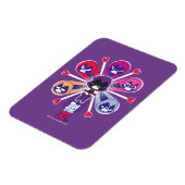 Magnet Flexible Titans Ados, partez ! | Emoticlones de Raven (Côté Gauche)