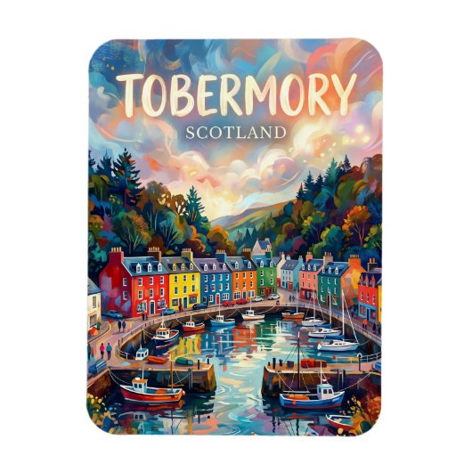 Magnet Flexible Tobermory Écosse (Vertical)