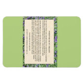 Magnet Flexible toile "Mon cœur est éternel" (Horizontal)