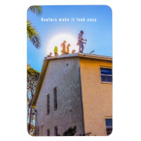 Toits sur un toit d'aimant photo flexible