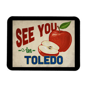 Magnet Flexible Toledo Ohio Apple - Vintage voyage