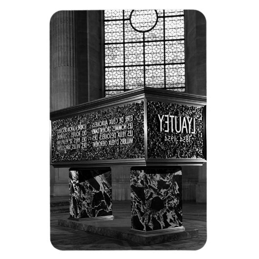 Magnet Flexible Tombe Lyautey du Maréchal de France Paris 1970 (Vertical)