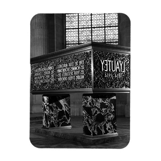 Magnet Flexible Tombe Lyautey du Maréchal de France Paris 1970 (Vertical)