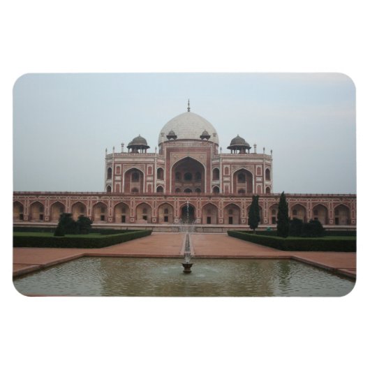 Magnet Flexible Tombeau de Humayun Delhi Inde (Horizontal)