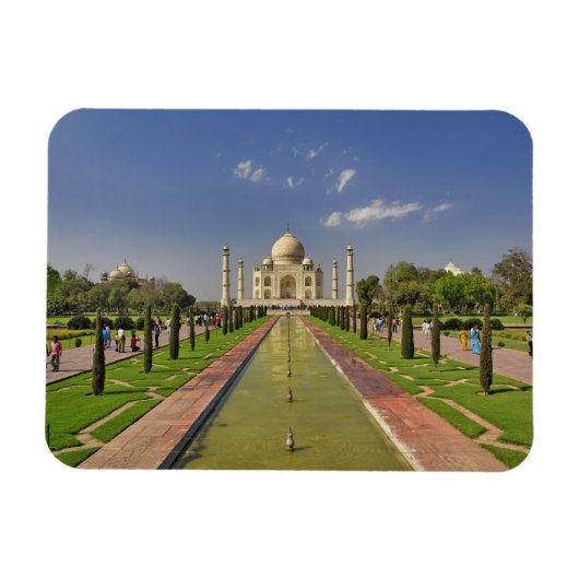 Magnet Flexible Tombeau du Taj Mahal / Agra, Inde 2 (Horizontal)